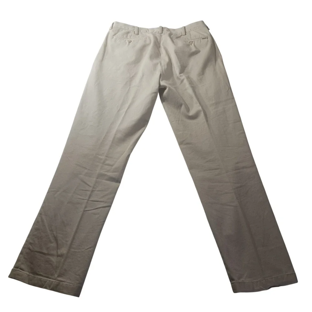 Polo Ralph Lauren Classic Fit Mens 34x32 Khaki Tan Cotton Twill Chino‎ Pants